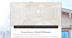 Desktop Screenshot of pension-restner.de