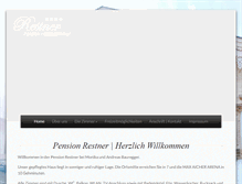 Tablet Screenshot of pension-restner.de